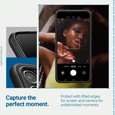 Защитный чехол Caseology Parallax by Spigen для Samsung Galaxy S24 (S921) - Matte Black