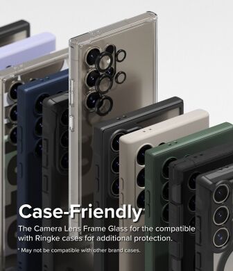 Захисне скло на камеру Ringke Lens Protector для Samsung Galaxy S24 Ultra (S928) 8809961784156 - Black