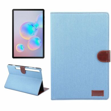 Чохол Deexe Jeans Style для Samsung Galaxy Tab S6 10.5 (T860/865) - Baby Blue