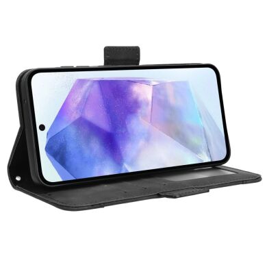 Чехол Deexe Wallet Stand для Samsung Galaxy A35 (A356) - Black