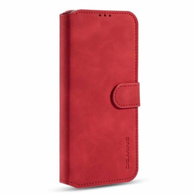 Чехол DG.MING Retro Style для Samsung Galaxy A21s (A217) - Red