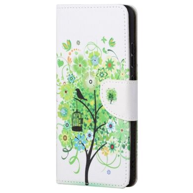 Чехол-книжка Deexe Color Wallet для Samsung Galaxy A03 Core (A032) - Green Tree