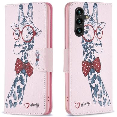 Чехол-книжка Deexe Color Wallet для Samsung Galaxy A16 (A165) - Giraffe