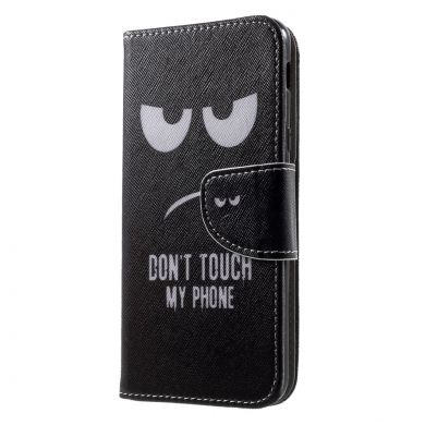 Чохол-книжка Deexe Color Wallet для Samsung Galaxy A6 2018 (A600) - Don`t Touch My Phone B