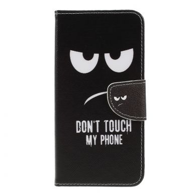 Чехол-книжка Deexe Color Wallet для Samsung Galaxy A7 2018 (A750) - Do not Touch My Phone
