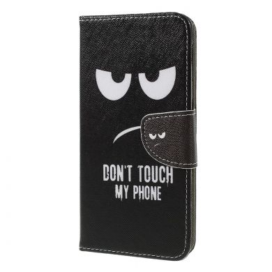 Чехол-книжка Deexe Color Wallet для Samsung Galaxy A7 2018 (A750) - Do not Touch My Phone