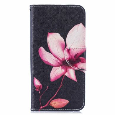 Чехол-книжка Deexe Color Wallet для Samsung Galaxy M20 (M205) - Flower Pattern