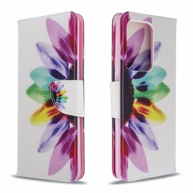 Чохол-книжка Deexe Color Wallet для Samsung Galaxy S20 Ultra (G988) - Colorful Petal