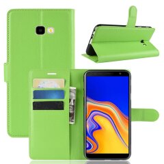 Чехол-книжка Deexe Wallet Style для Samsung Galaxy J4+ (J415) - Green