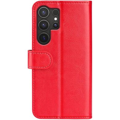 Чехол-книжка Deexe Wallet Style для Samsung Galaxy S25 Ultra (S938) - Red