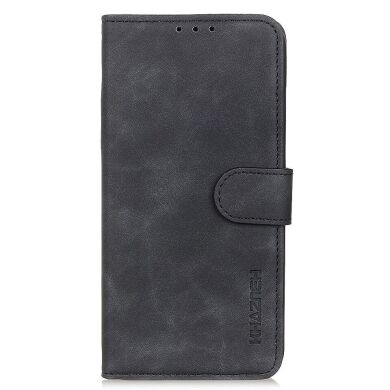Чехол-книжка KHAZNEH Retro Wallet для Samsung Galaxy A12 (A125) / A12 Nacho (A127) / M12 (M127) - Black