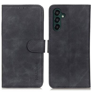 Чехол-книжка KHAZNEH Retro Wallet для Samsung Galaxy A55 (A556) - Black