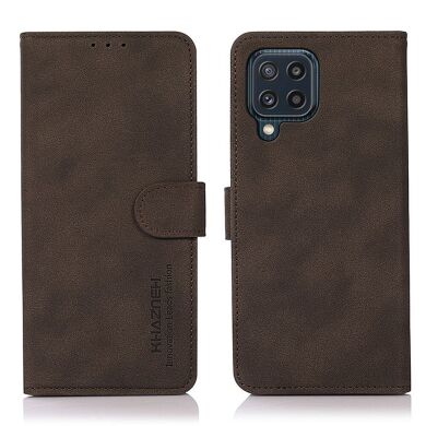 Чехол-книжка KHAZNEH Retro Wallet для Samsung Galaxy M32 (M325) - Brown