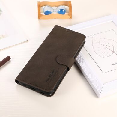 Чехол-книжка KHAZNEH Retro Wallet для Samsung Galaxy M32 (M325) - Brown