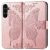 Чохол-книжка з малюнком UniCase Butterfly Pattern для Samsung Galaxy S26 FE - Rose Gold