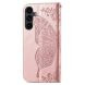Чохол-книжка з малюнком UniCase Butterfly Pattern для Samsung Galaxy S26 FE - Rose Gold