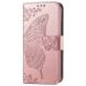 Чохол-книжка з малюнком UniCase Butterfly Pattern для Samsung Galaxy S26 FE - Rose Gold