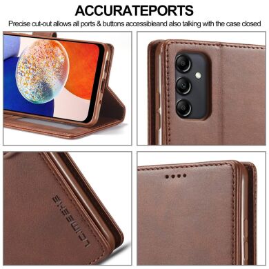 Чехол LC.IMEEKE Wallet Case для Samsung Galaxy A14 (А145) - Light Brown