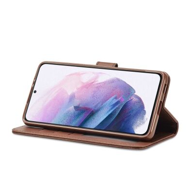 Чохол LC.IMEEKE Wallet Case для Samsung Galaxy S22 Plus - Dark Brown