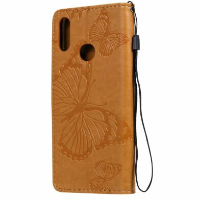Чехол UniCase Butterfly Pattern для Samsung Galaxy A10s (A107) - Brown
