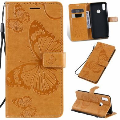Чехол UniCase Butterfly Pattern для Samsung Galaxy A10s (A107) - Brown