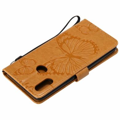 Чехол UniCase Butterfly Pattern для Samsung Galaxy A10s (A107) - Brown