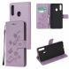 Чехол UniCase Butterfly Pattern для Samsung Galaxy A20s (A207) - Light Purple. Фото 1 из 7