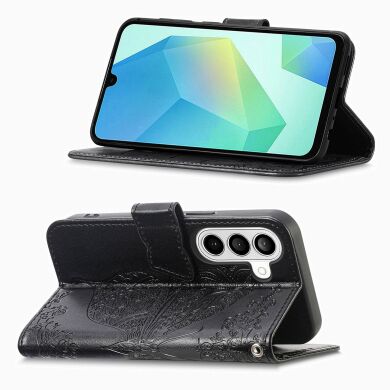 Чохол UniCase Butterfly Pattern для Samsung Galaxy A37 (A376) - Black