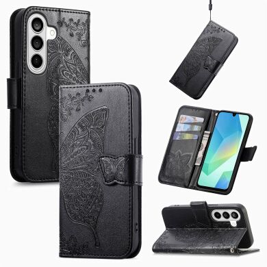 Чохол UniCase Butterfly Pattern для Samsung Galaxy A37 (A376) - Black