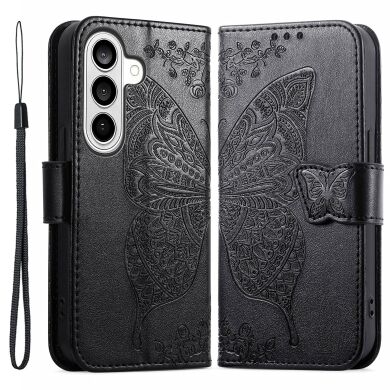 Чохол UniCase Butterfly Pattern для Samsung Galaxy A37 (A376) - Black