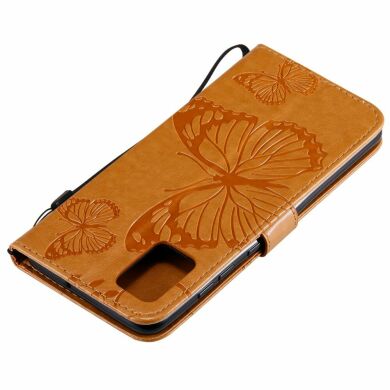 Чехол UniCase Butterfly Pattern для Samsung Galaxy A51 (А515) - Brown