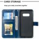 Чехол UniCase Leaf Wallet для Samsung Galaxy S10e (G970) - Dark Blue. Фото 8 из 9