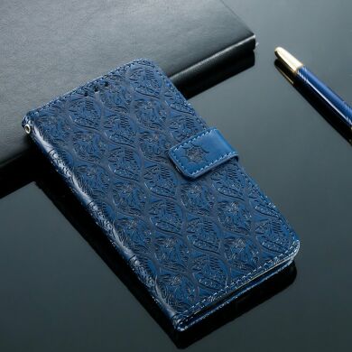 Чехол UniCase Leaf Wallet для Samsung Galaxy S10e (G970) - Dark Blue