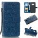 Чехол UniCase Leaf Wallet для Samsung Galaxy S10e (G970) - Dark Blue. Фото 1 из 9