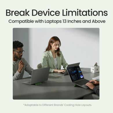 Подставка для ноутбука NILLKIN DualWing Adhesive Laptop Stand - Grey