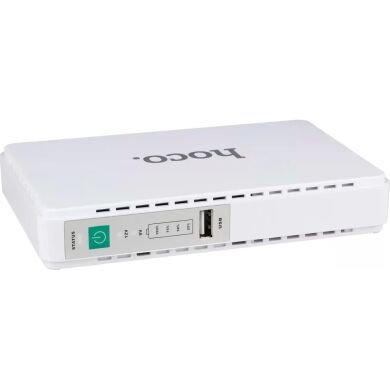 Портативный источник питания для роутера Hoco DB25 Smart Mini UPS 5V/9V/12V (8800mAh) - White