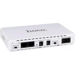 Портативный источник питания для роутера Hoco DB25 Smart Mini UPS 5V/9V/12V (8800mAh) - White