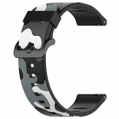 Ремешок Deexe Army Style для Samsung Galaxy Watch 3 (45mm) - Grey