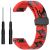 Ремешок Deexe Camo Silicone для часов с шириной крепления 22мм - Red