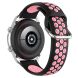 Ремінець Deexe Dual Color для Samsung Galaxy Watch 3 (41mm) - Black / Pink