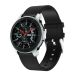 Ремешок Deexe Leather Strap для Samsung Galaxy Watch 46mm / Watch 3 45mm / Gear S3 - Black. Фото 1 из 6