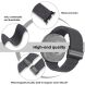 Ремешок Deexe Nylon Bracelet для Samsung Galaxy Watch 8 (40/44mm) / 8 Classic - Black. Фото 3 из 4