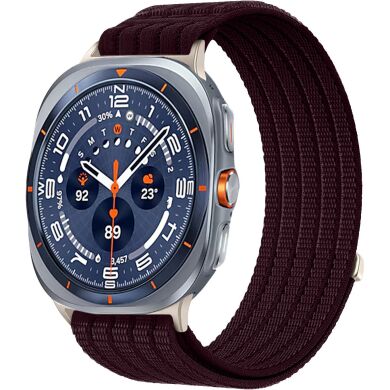 Ремешок Deexe Soft Weave для Samsung Galaxy Watch Ultra (47mm) / Ultra (2025) - Smoky Purple