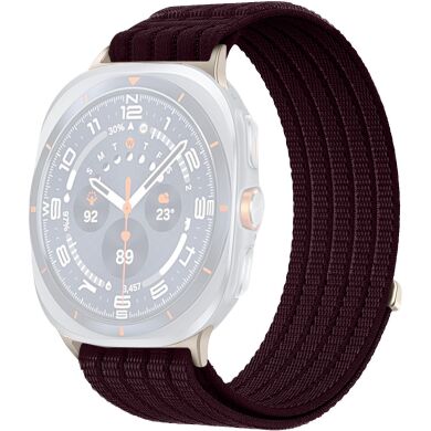 Ремешок Deexe Soft Weave для Samsung Galaxy Watch Ultra (47mm) / Ultra (2025) - Smoky Purple