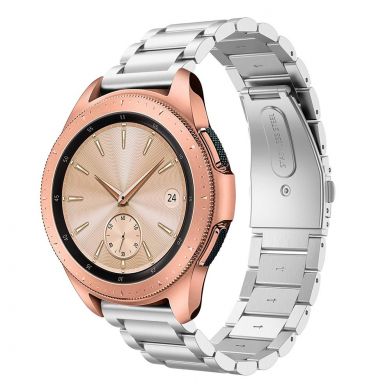 Ремешок Deexe Stainless Steel для Samsung Galaxy Watch 42mm / Watch 3 41mm - Silver