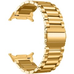 Ремешок Deexe Stainless Steel для Samsung Galaxy Watch 8 (40/44mm) / 8 Classic / Ultra (2025) - Gold