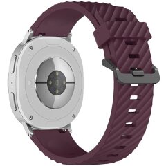 Ремешок KALEBOL Tire Pattern для Samsung Galaxy Watch 8 (40/44mm) / 8 Classic - Wine Red