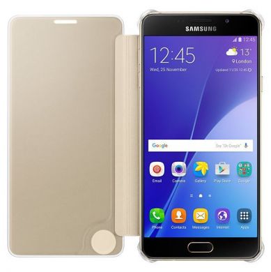 Чехол Clear View Cover для Samsung Galaxy A7 (2016) EF-ZA710CBEGWW - Gold