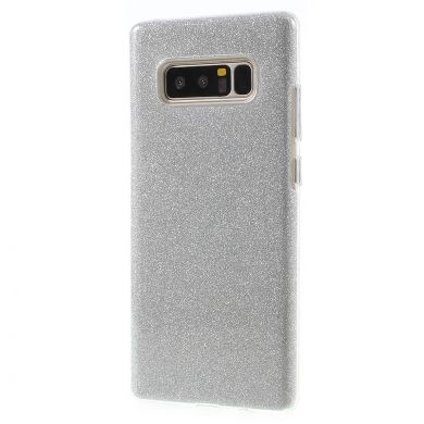 Силиконовый (TPU) чехол UniCase Glitter Cover для Samsung Galaxy Note 8 (N950) - Silver