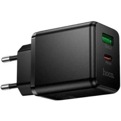 Сетевое зарядное устройство Hoco C157A PD30W+QC3.0 - Black